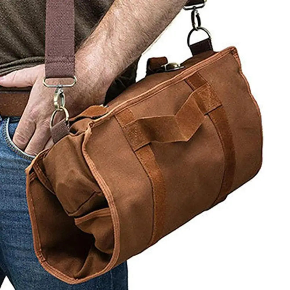 Professional Bartender Travel Kit Bag (Canvas, 25 Storage Compartments)