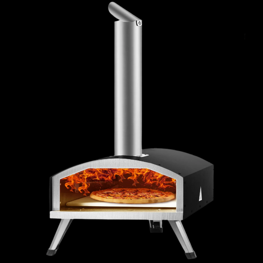 VEVOR 12-Inch Outdoor Pizza Oven (Pellet & Charcoal Fired)