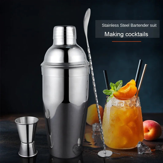 Stainless Steel Cocktail Shaker (750ml, Boston Shaker)