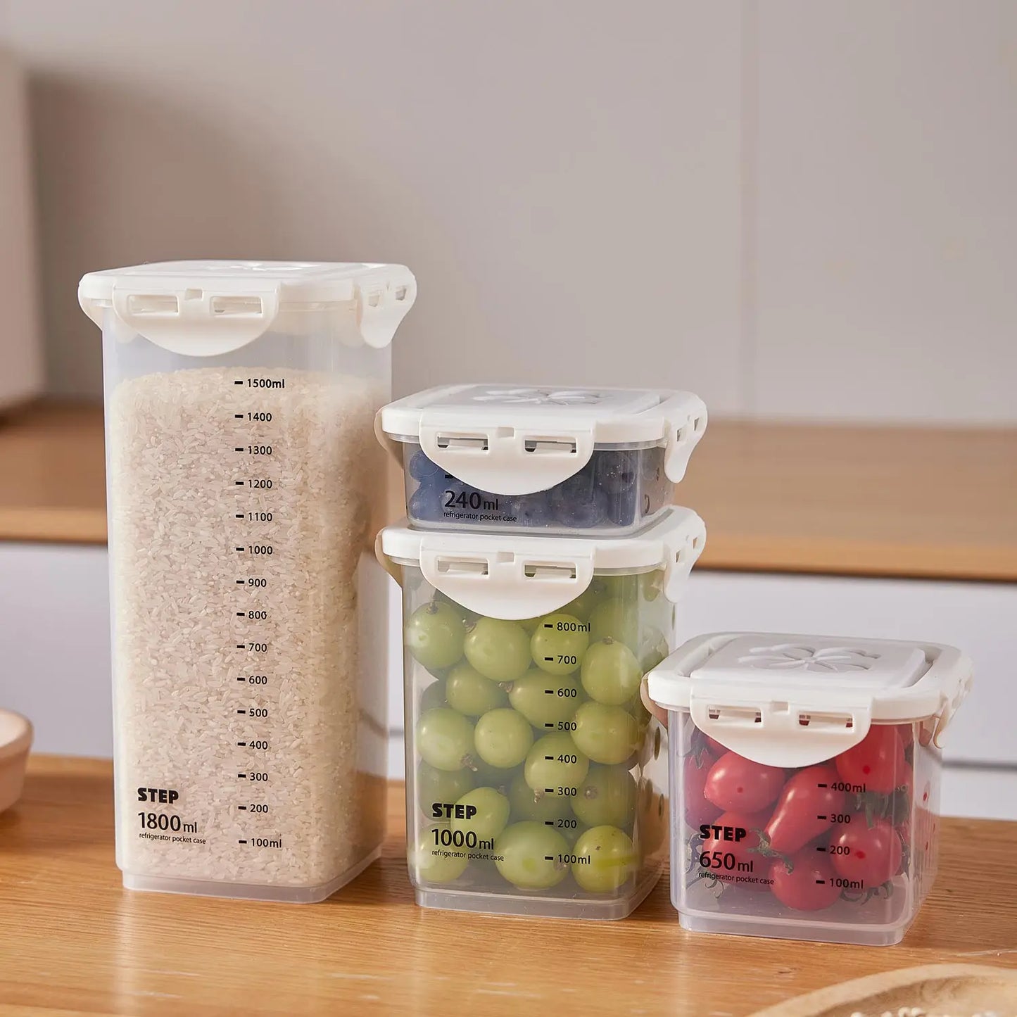 16-Piece Leakproof Food Storage Set with Sealed Lids