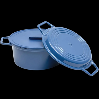 Premium Enameled Cast Iron Dutch Oven (7QT Thick Core)