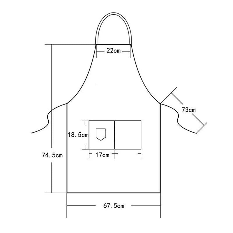 Canvas Kitchen Apron for Men & Women - Versatile Design