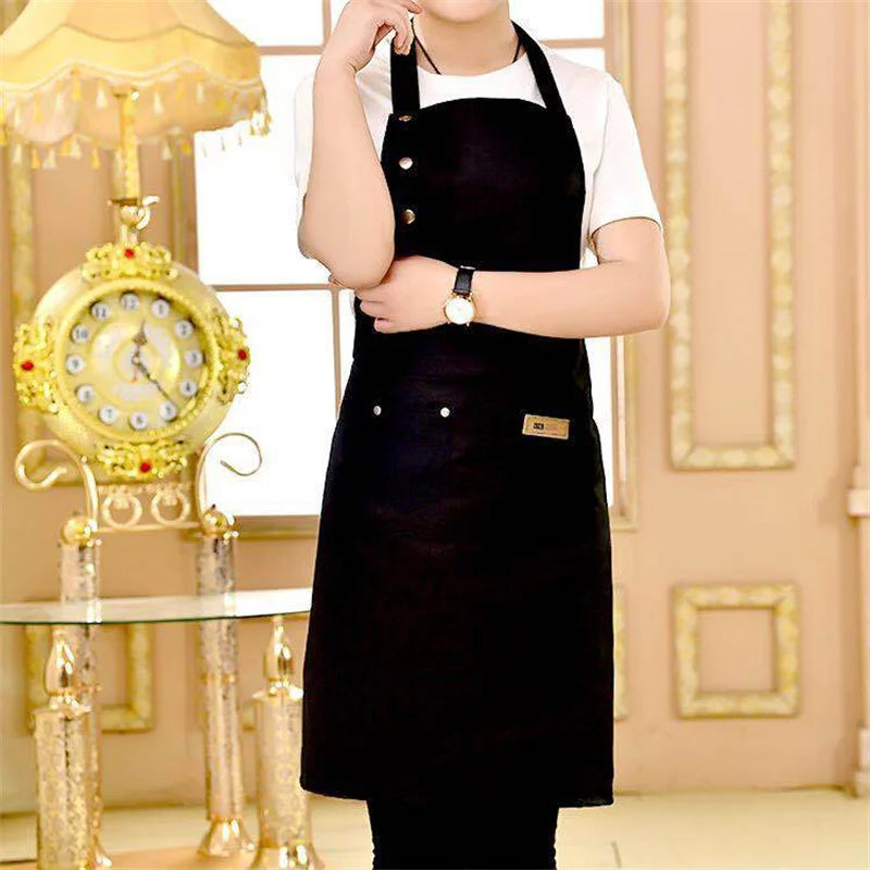 Canvas Kitchen Apron for Men & Women - Versatile Design