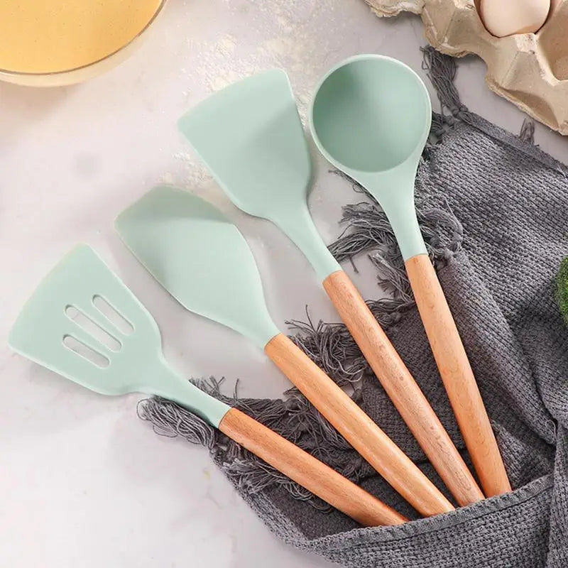 Gentle Grip Slotted Spoon (Silicone Slotted Spoon)