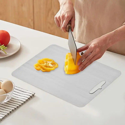 The Heavy-Duty Stainless Board (Thickened Non-Stick Cutting Board)