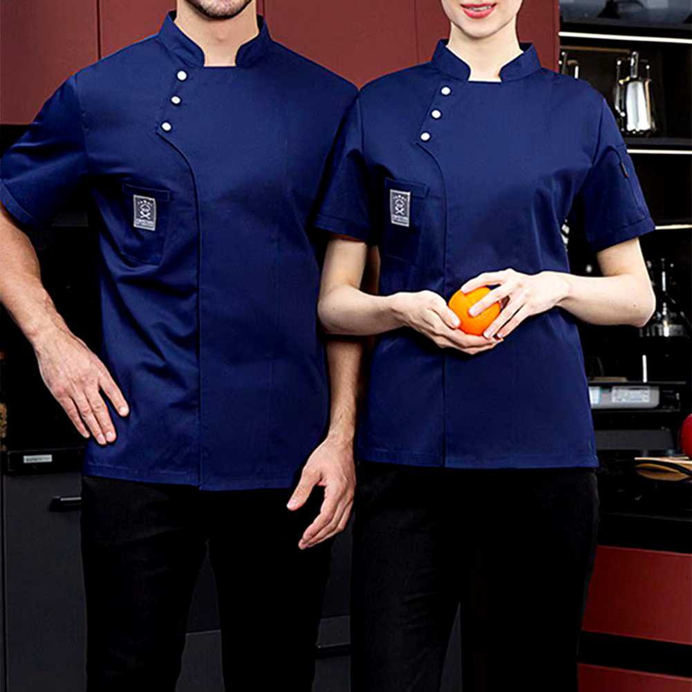 Comfortable Short Sleeve Chef Uniform - Breathable & Stylish