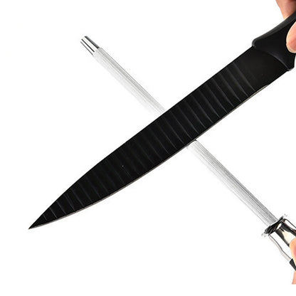 Carbon Steel Honing Rod (26cm Sharpener with ABS Handle)