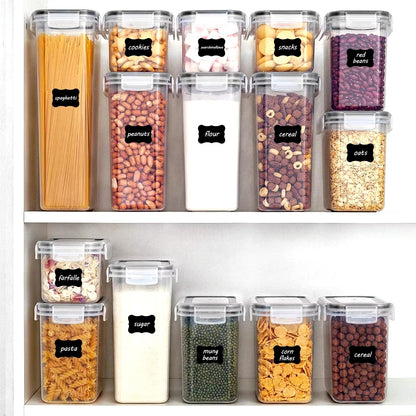 Airtight Kitchen Storage Set - 36-Piece Pantry Organizer