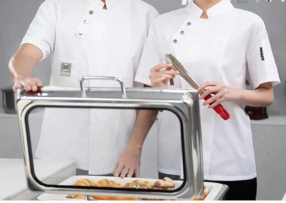 Comfortable Short Sleeve Chef Uniform - Breathable & Stylish